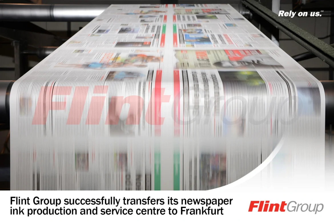 Flint Group successfully transfers its newspaper ink production and service centre to Frankfurt