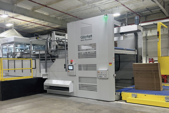 Carolina Container Invests In Göpfert HBL Rotary Die Cutter