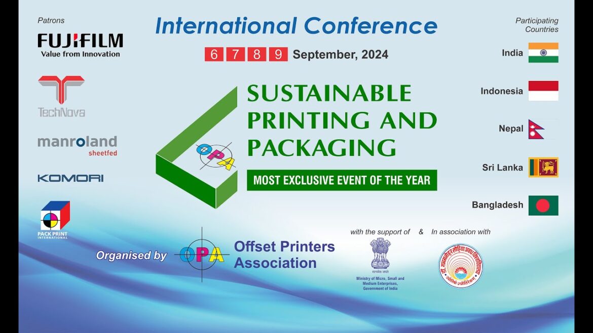 International Conference on Sustainable Printing and Packaging  Illuminates the Path to a Greener Future International Conference on Sustainable Printing and Packaging Illuminates the Path to a Greener Future