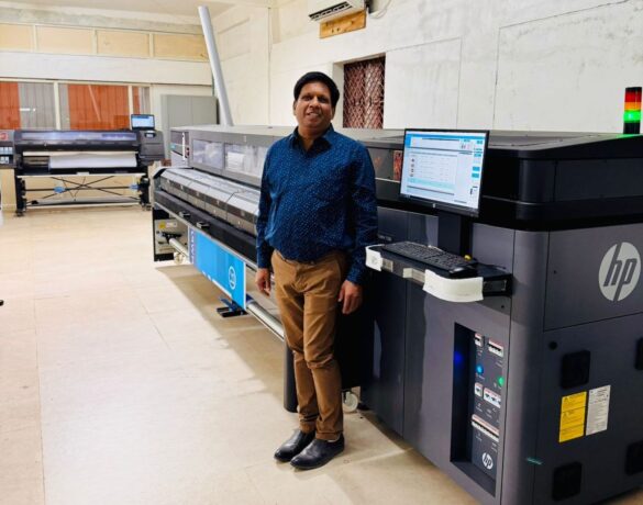 Insight Installs HP Latex 1500 at Balaji Corporation, Bhopal