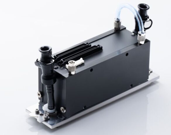 “KJ4A-EX1200-RC” is UV-ink compatible with 1200 dpi resolution, offering both high-resolution printing and high productivity printing for labels and many other applications.