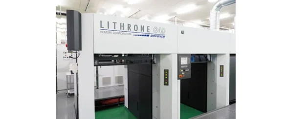 Komori Lithrone G40 advance installation