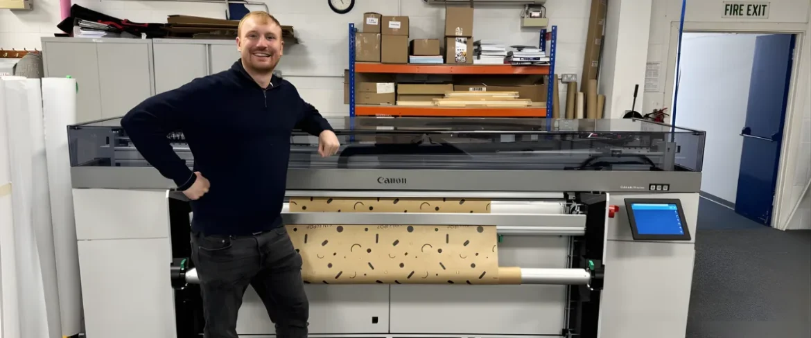 Lollipop Print Installs Canon Colorado M5W from CMYUK