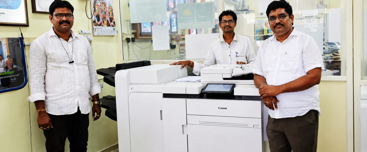 Vijayalakshmi Gayatri Strengthens Print Capabilities with Two Canon ImageForce 8195 Presses