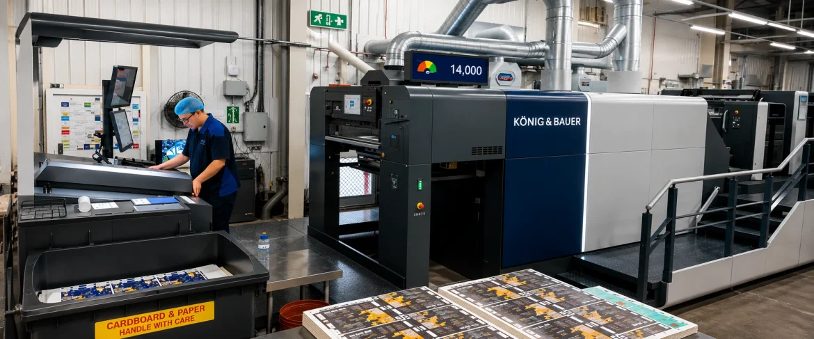 KennedySmith Boosts Carton Print Efficiency with High-Specification Rapida 106 from Koenig & Bauer