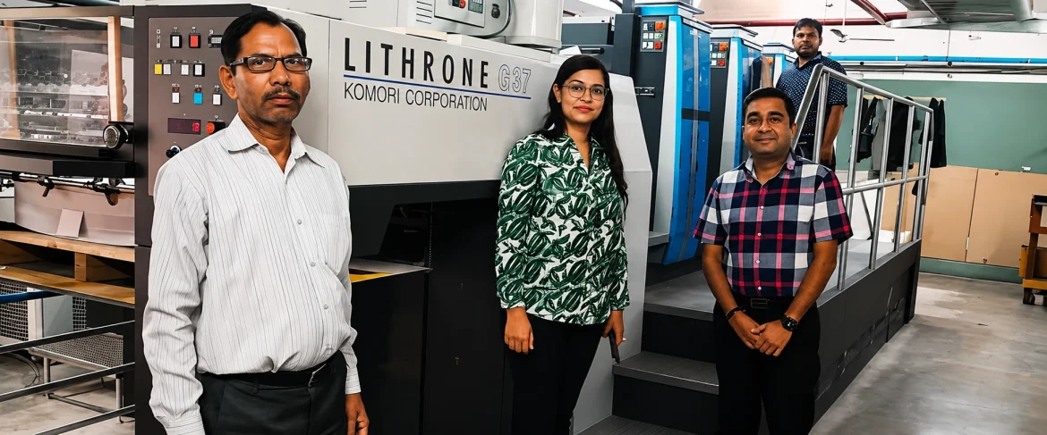 Saurabh Printers adds colours to books with brand new KOMORI
