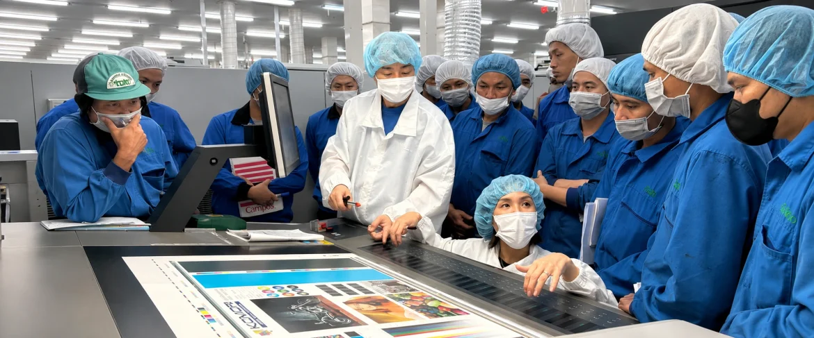 Komori Holds "Komori School" Technical Training Program Locally in Overseas Markets