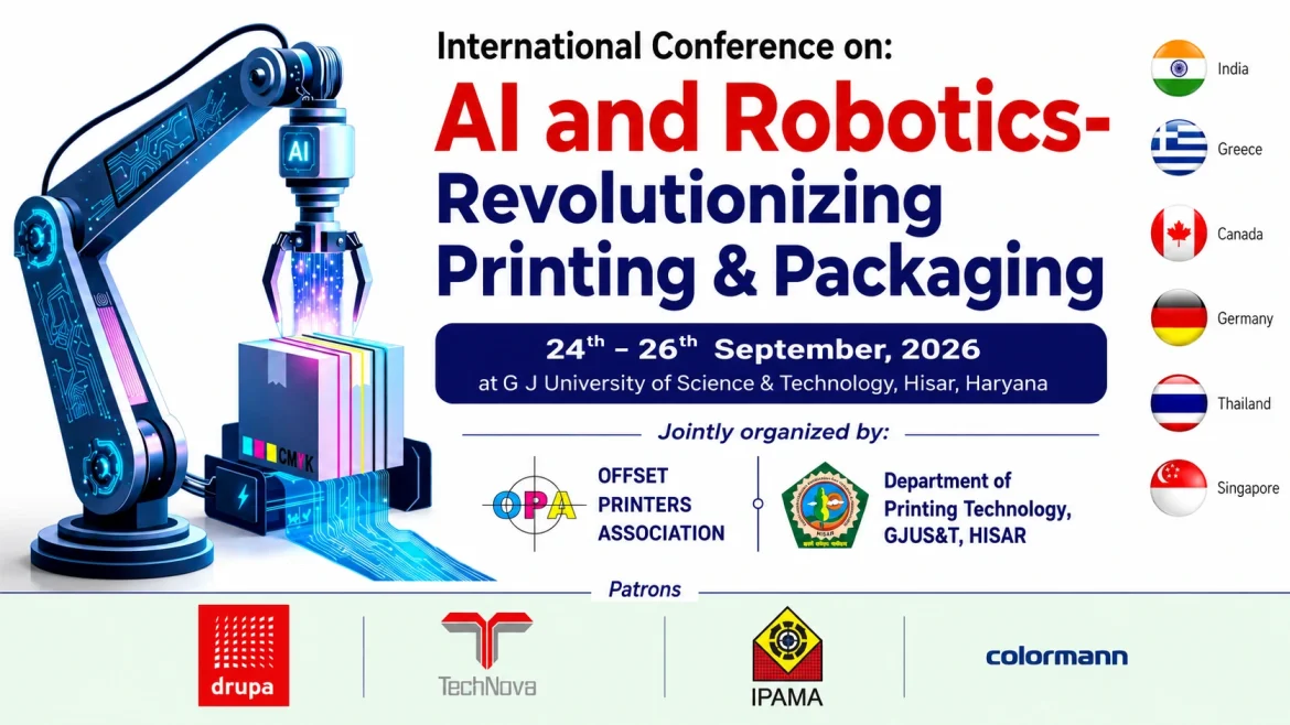 International Conference on AI & Robotics in Printing & Packaging 24–26 September 2026