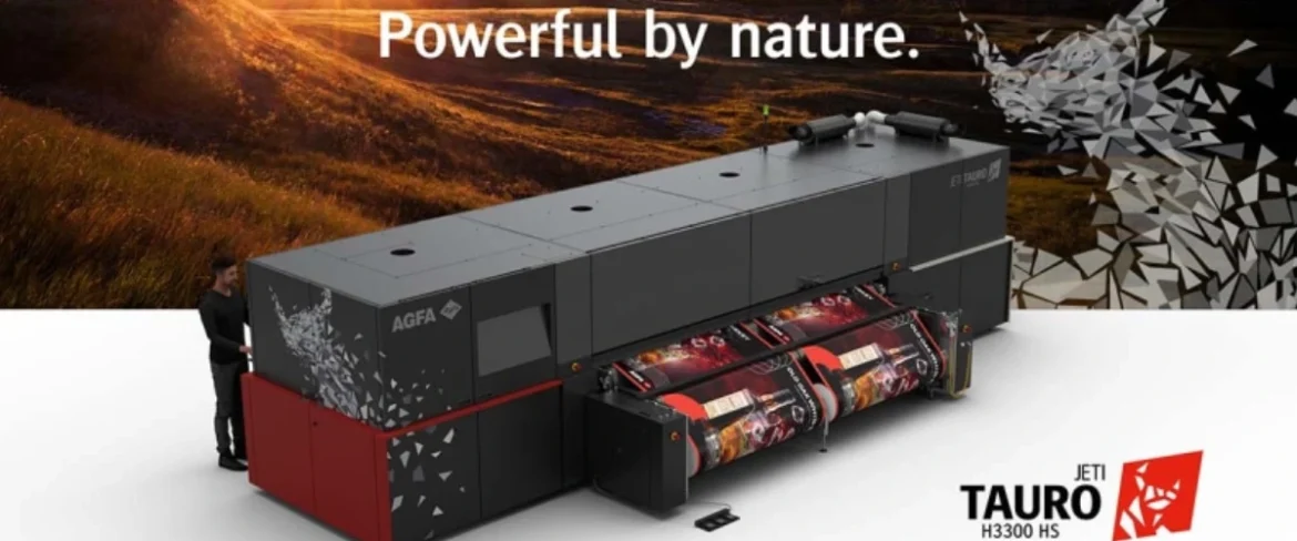 Agfa opens the proven Jeti Tauro family to more print businesses with the new Tauro H3300 HS