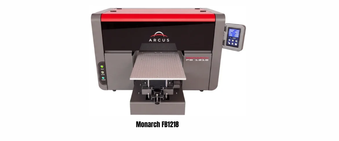 Arcus Printers Introduces Innovative Monarch FB1218 UV Flatbed Printer System with Rotary Attachment